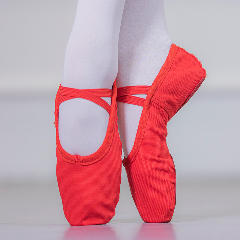 Zapatos de baile para niños sin cordones zapatos de baile para adultos de ballet de fondo suave para interiores práctica de baile zapatos de yoga zapatos de garra de gato para mujeres