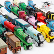 轨道车模型玩具木制磁性小火车儿童 蛋糕装饰用品