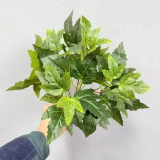 绿植海棠提子叶造景插花绿化地槽家居场景布置装饰地插仿真花