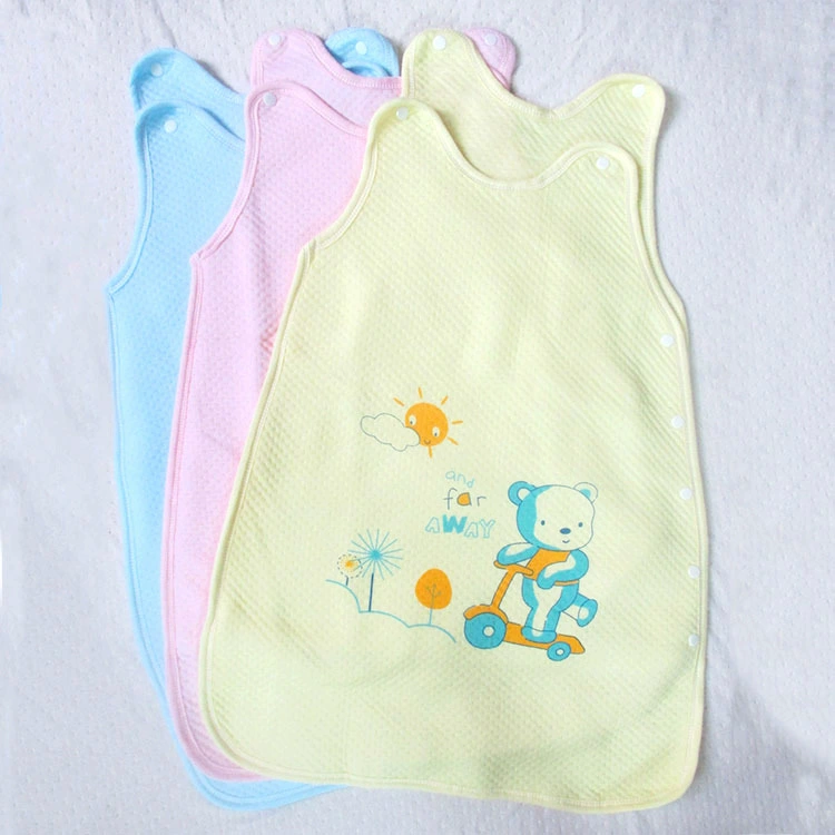 Summer thin breathable children's sleeping bag, cartoon tank top for early age, print