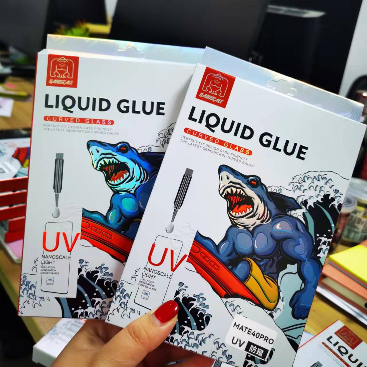 Aplicable a la película protectora OPPOFINDX6PRO xiaomi 12/honor 70PRO pantalla curvada película templada UV película a prueba de pío