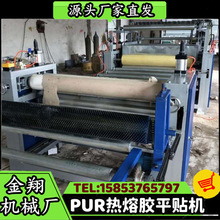 毛毡类地革垫涂胶EVA卷对卷复合机 膜对膜覆膜机 放卷收卷一体机