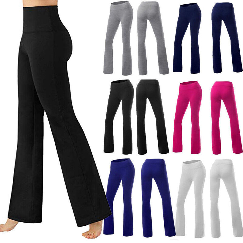 Factory Direct leggings popular loose casual sports yoga running Fitness aerobics straight flared wide leg pants