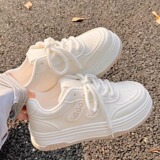 Детская весенняя белая обувь, низкие кроссовки, повседневная обувь для мальчиков