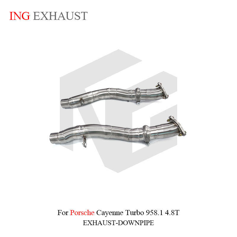 Suitable for Porsche Cayenne Turbo 958.1 4.8T car performance parts exhaust resonator pipe front pipe
