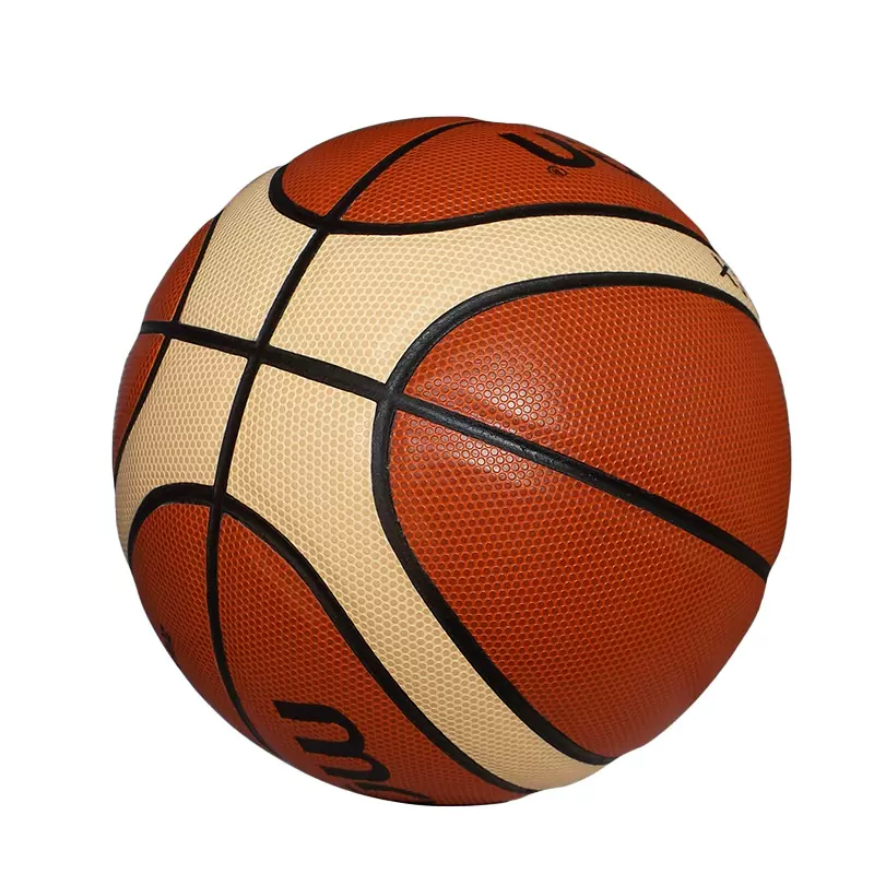 厂家印制6号女子专业篮球耐用PU革训练比赛用球可加印LOGO篮球