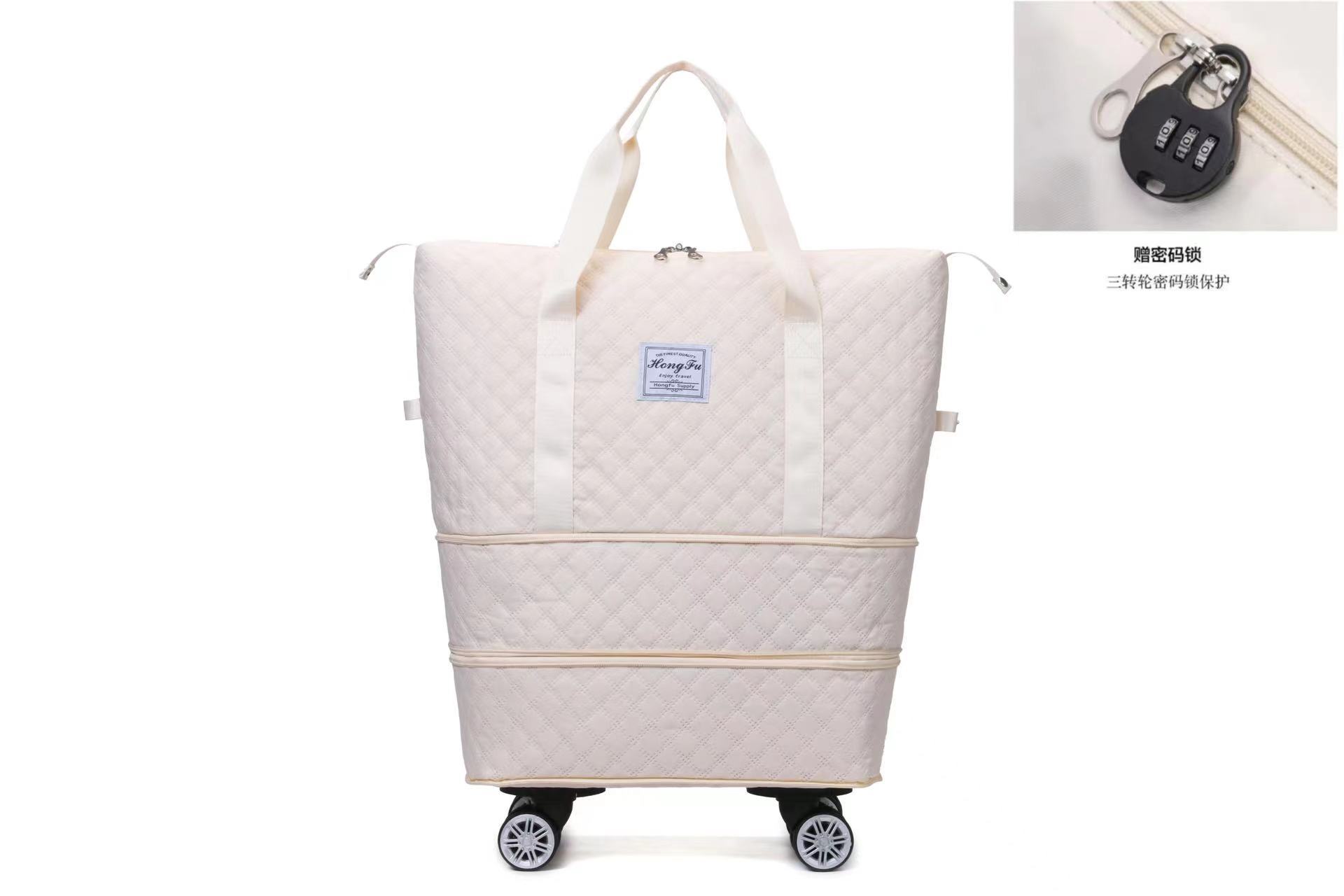 旅行バッグ超大型出産待ち収納乾湿軽便短距離分離フィットネスバッグ刺繍荷物袋プーリー飛行機バッグ