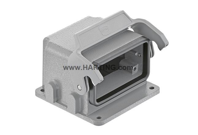 HARTING 连接器 09300100901 卧式底座 HAN-10B 电机 motor 适用