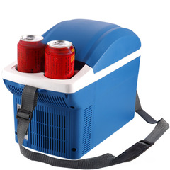 Somet 8L Car Refrigerator Mini Small Refrigerator Dual-Purpose for Car and Home 12V Automotive Refrigerator Portable