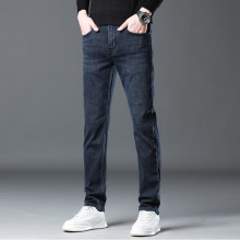 牛仔裤男春秋季韩版直筒弹力小脚长裤2023新款秋冬休闲潮牌裤子男