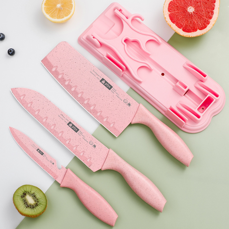 Cuchillo de cocina, conjunto de utensilios de cocina, herramientas de alimentación infantil, cuchillo de corte de verduras doméstico, conjunto completo de tabla de corte 2 en 1
