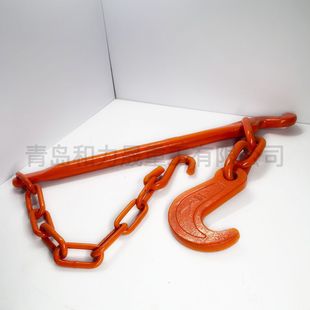 Direct Sale of American-Style Horizontal Tie Rod Rigging, Carbon Steel High-Strength Chain Tie Rod, Horizontal Rod Hook Rigging