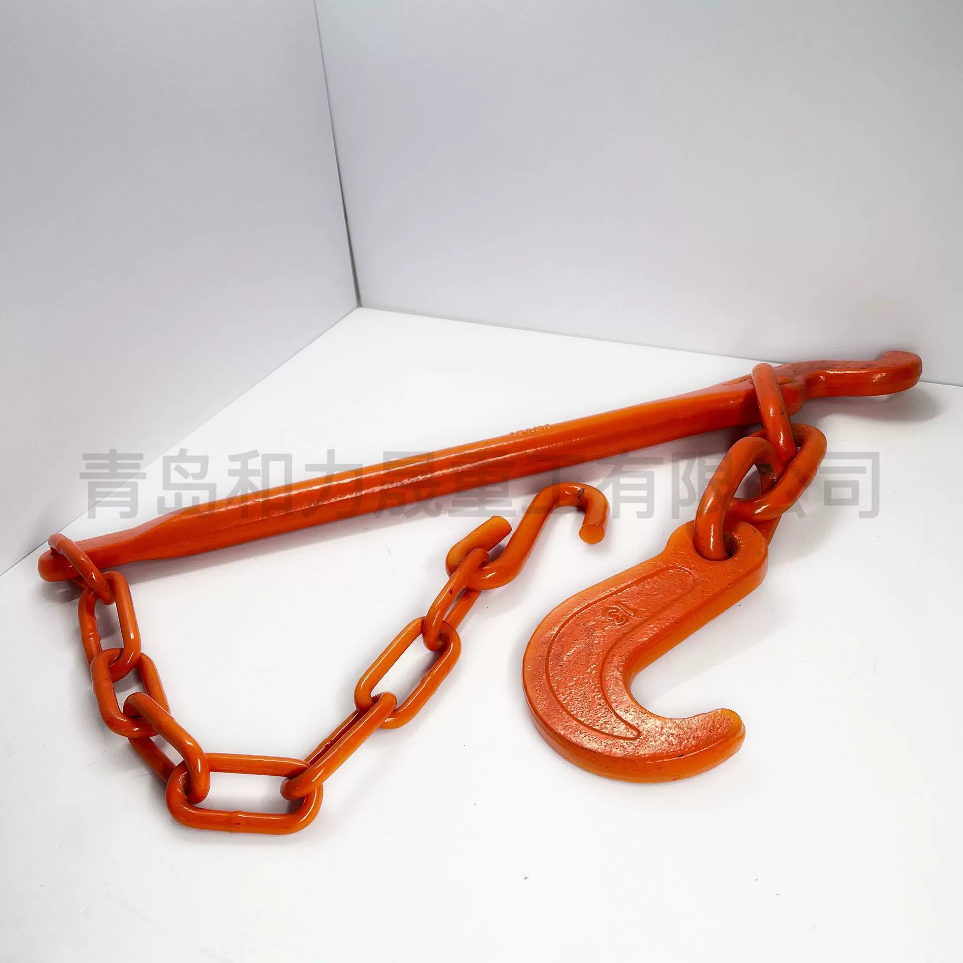Прямая продажа американского типа горизонтальной тяги, высокопрочной цепи из углеродистой стали для поддержки тяги, горизонтальной тяги с крюком.