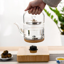 玻璃提梁全自动电热水壶煮茶壶底部上水烧水壶家用小型保温煮水壶
