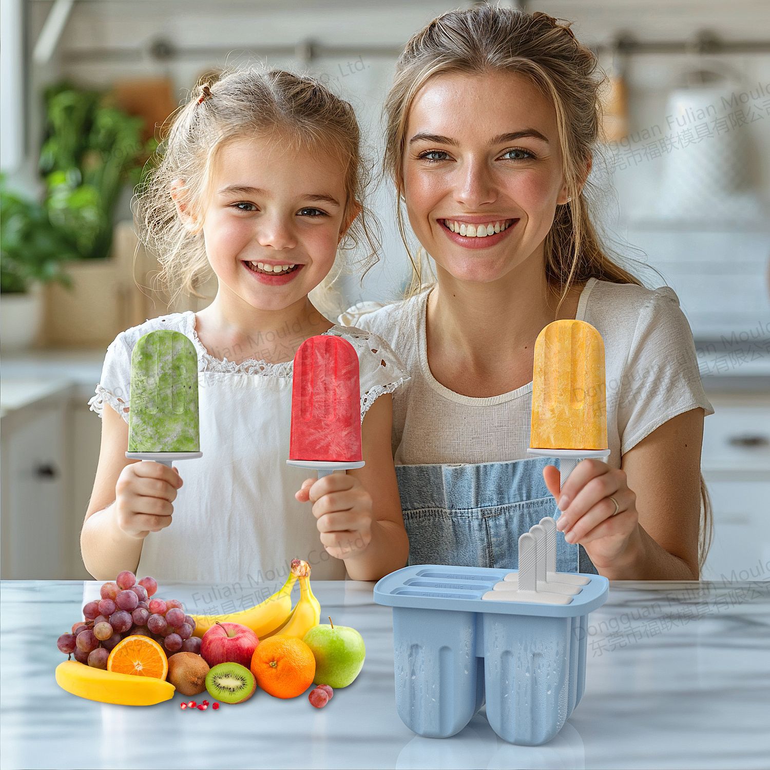 Nueva idea 9 seguidos 10 seguidos 12 seguidos Molde de helado de silicona Molde de paleta de hielo Molde de helado Molde de helado de hielo