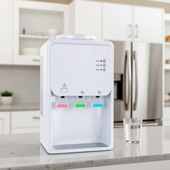 国境を越えたコンプレッサー冷暖房デスクトップ子供用ロック乾燥防止多機能 3 ヘッドウォーターディスペンサー