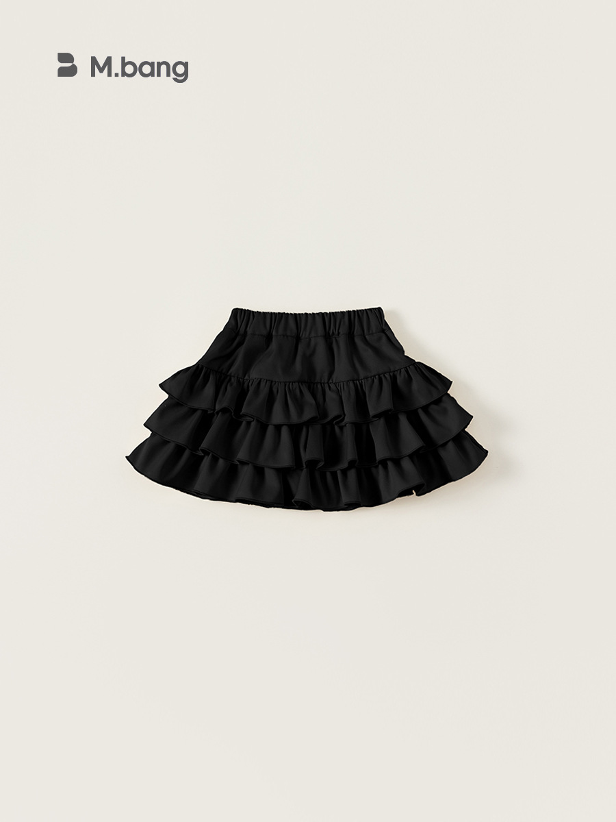 Falda para Niñas Bangxuan, Falda Corta de Color Sólido, Falda Tipo Pastel, Falda de Media Pierna para Niña Pequeña, Falda Tipo A para Bebés