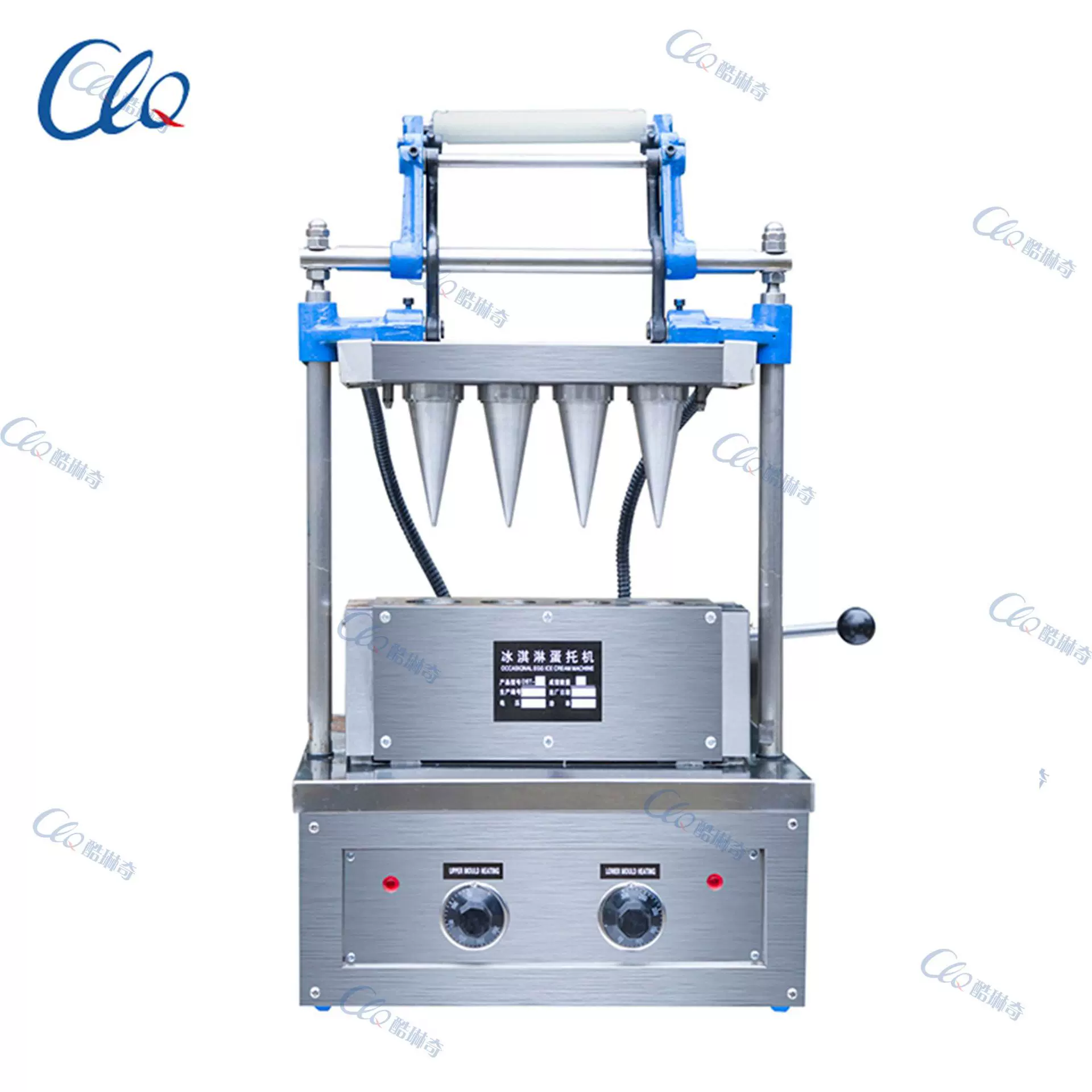 大型蛋筒烘焙机 冰淇淋蛋托机伽工雪糕皮威化机 专业笙产商供应