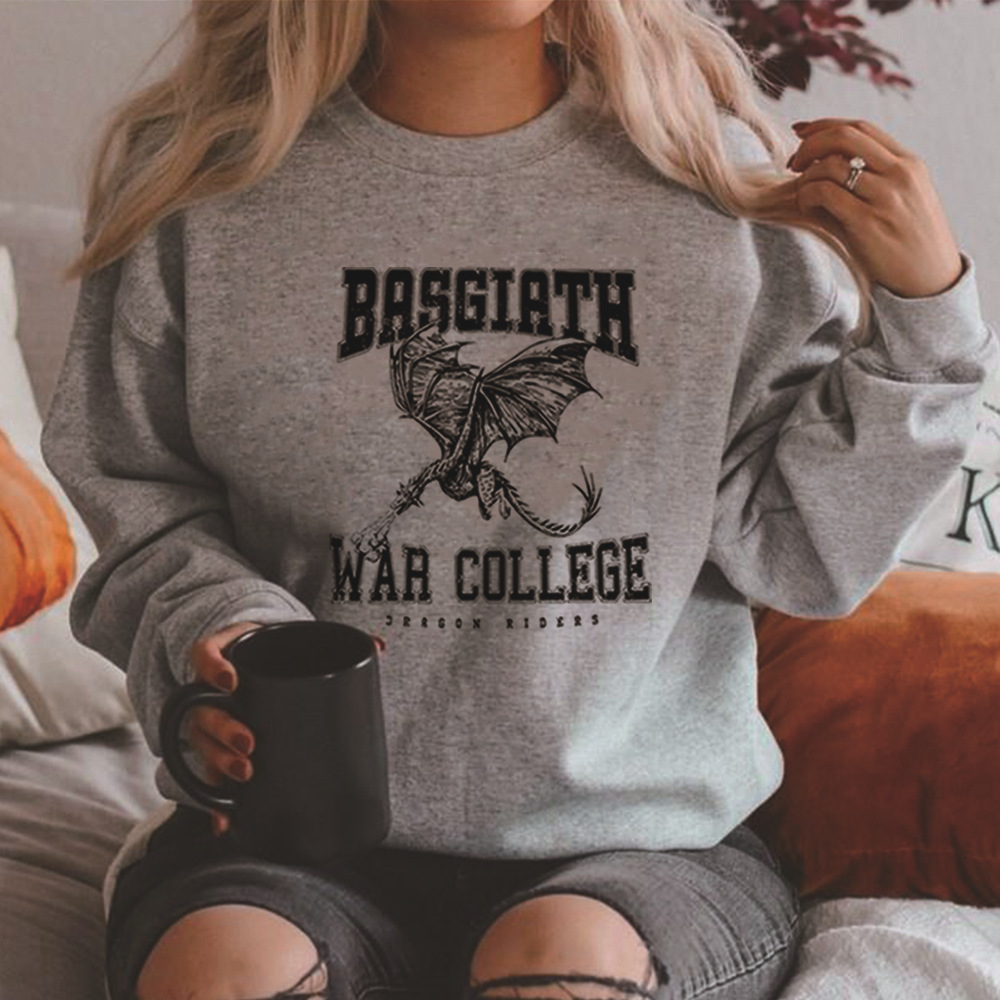 Retro Basgiath War College Sweatshirt Fourth Wing Hoodie Dra