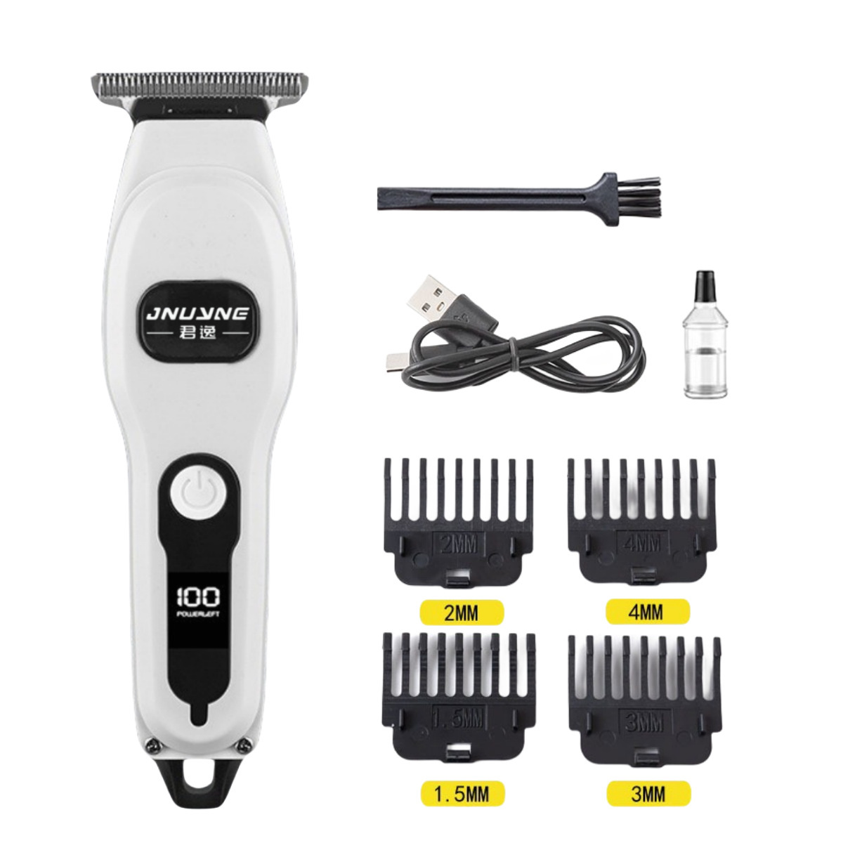 Cortapelos eléctricos especiales para peluquería transfronteriza, pantalla digital LCD, cortapelos eléctricos, cortapelos recargables USB, cortapelos multifunción