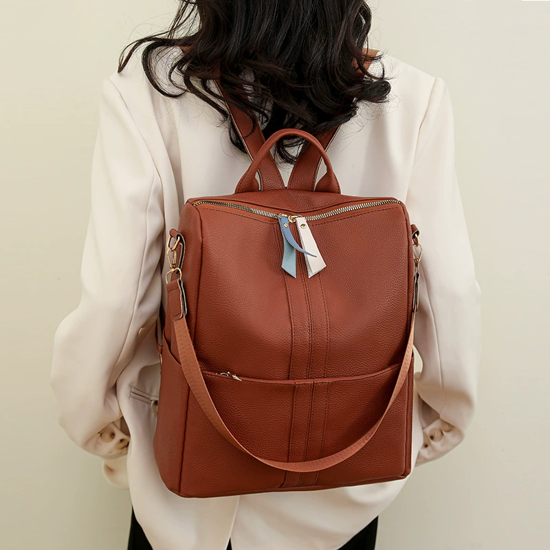(Cross-border trading), backpack, universal retro polyurethane protective bag, anti-theft