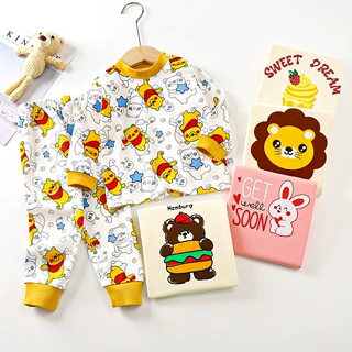 儿童内衣套装纯棉男童秋衣秋裤宝宝衣服保暖女童家居服秋装童装