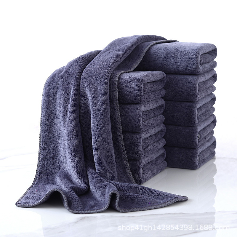 공장 도매 이발사 수건 뷰티 살롱 빠른 건조 흡수성 침대 수건 부드러운 보풀이없는 다양한 색상 사용 가능