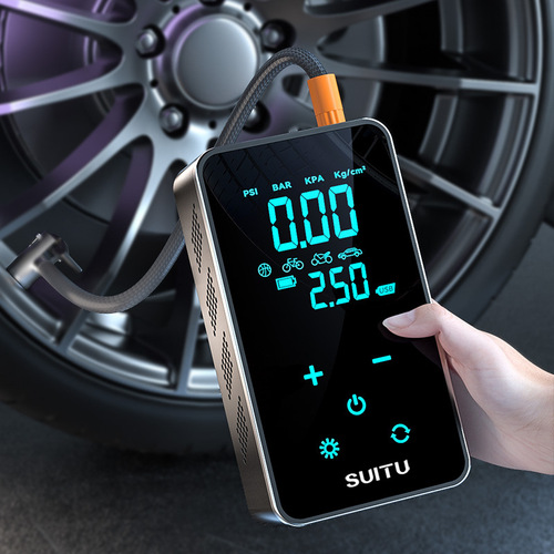 Car air pump Car portable large screen wireless digital display air pump Multifunctional smart tire air pump