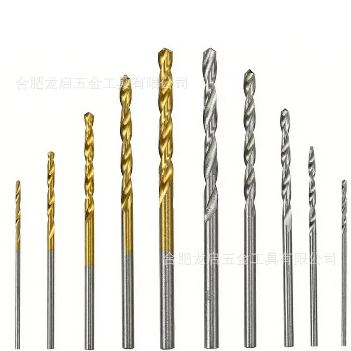 50pc镀钛麻花开孔钻头组套1-3mm小钻头电钻钻孔套装DIY木工打眼钻