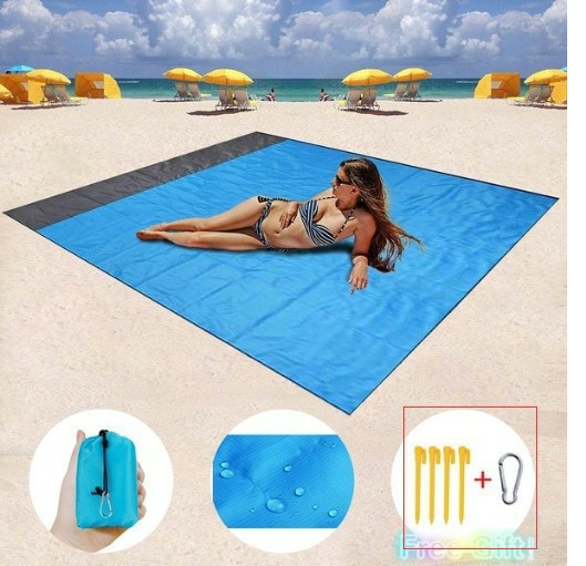 2 * 1,4m azul deletreado gris