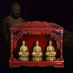5ZV7 Wholesale Buddhist Shrine Worship Table Buddha Table Home Modern Style Light Luxury Solid Wood God of Wealth Cabinet Worship Table Wall