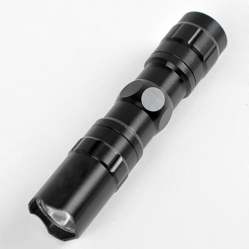 Wholesale LED mini flashlight, aluminum alloy strong light flashlight, household portable gift box flashlight