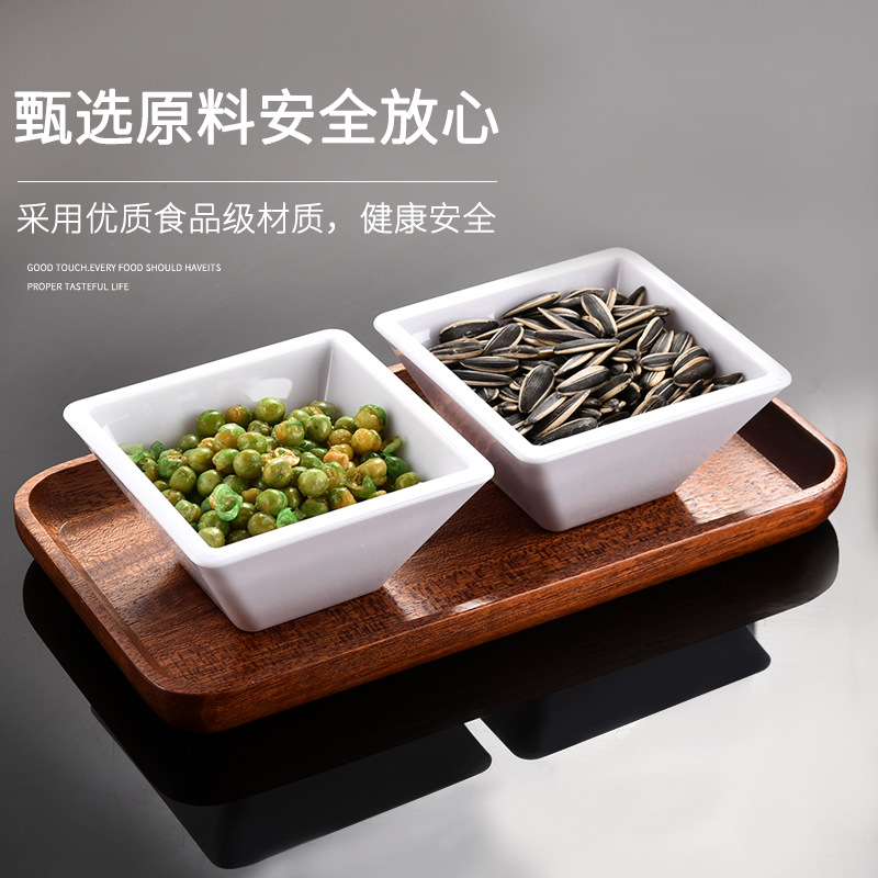 Dividido merienda plato KTV bar baño de pies Club fruta postre merienda plato creativo vajilla de plástico comercial