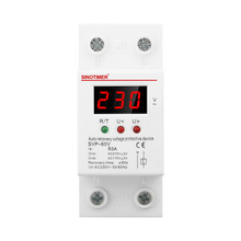 SVP-60V单相自复式智能过欠压保护器LED数显延时自动复位家用220V