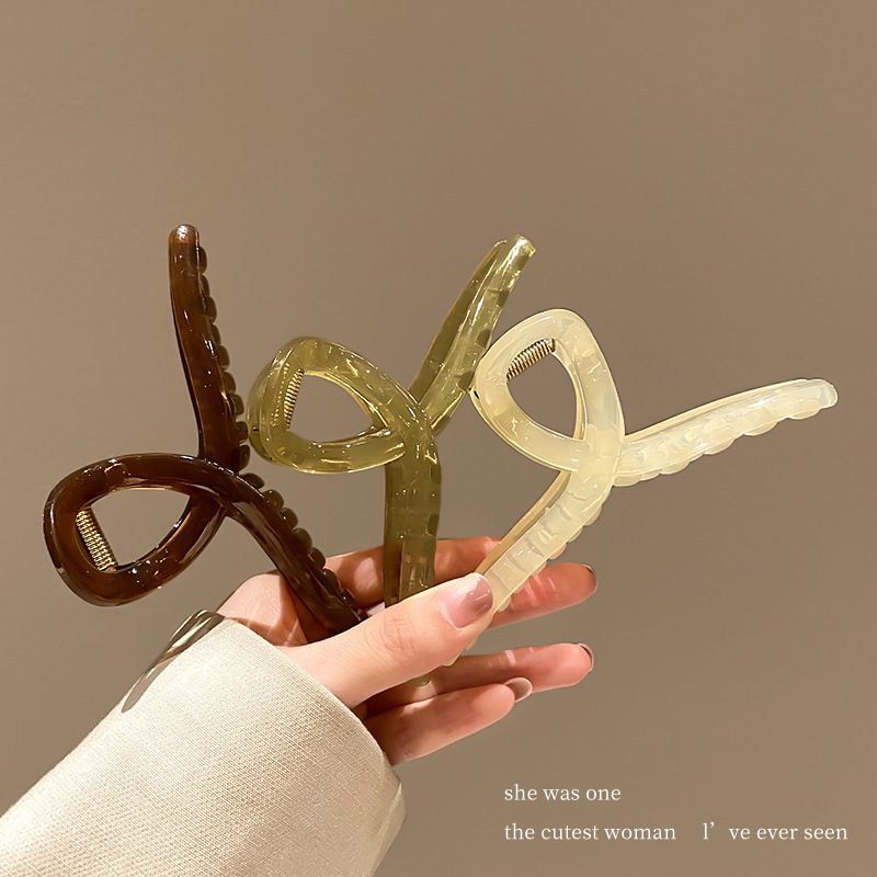 Pinza para el cabello de plástico a máquina de 11cm, base de bricolaje, material hecho a mano, accesorios de clip desnudo, clip de agarre, clip inferior, haga su propia horquilla