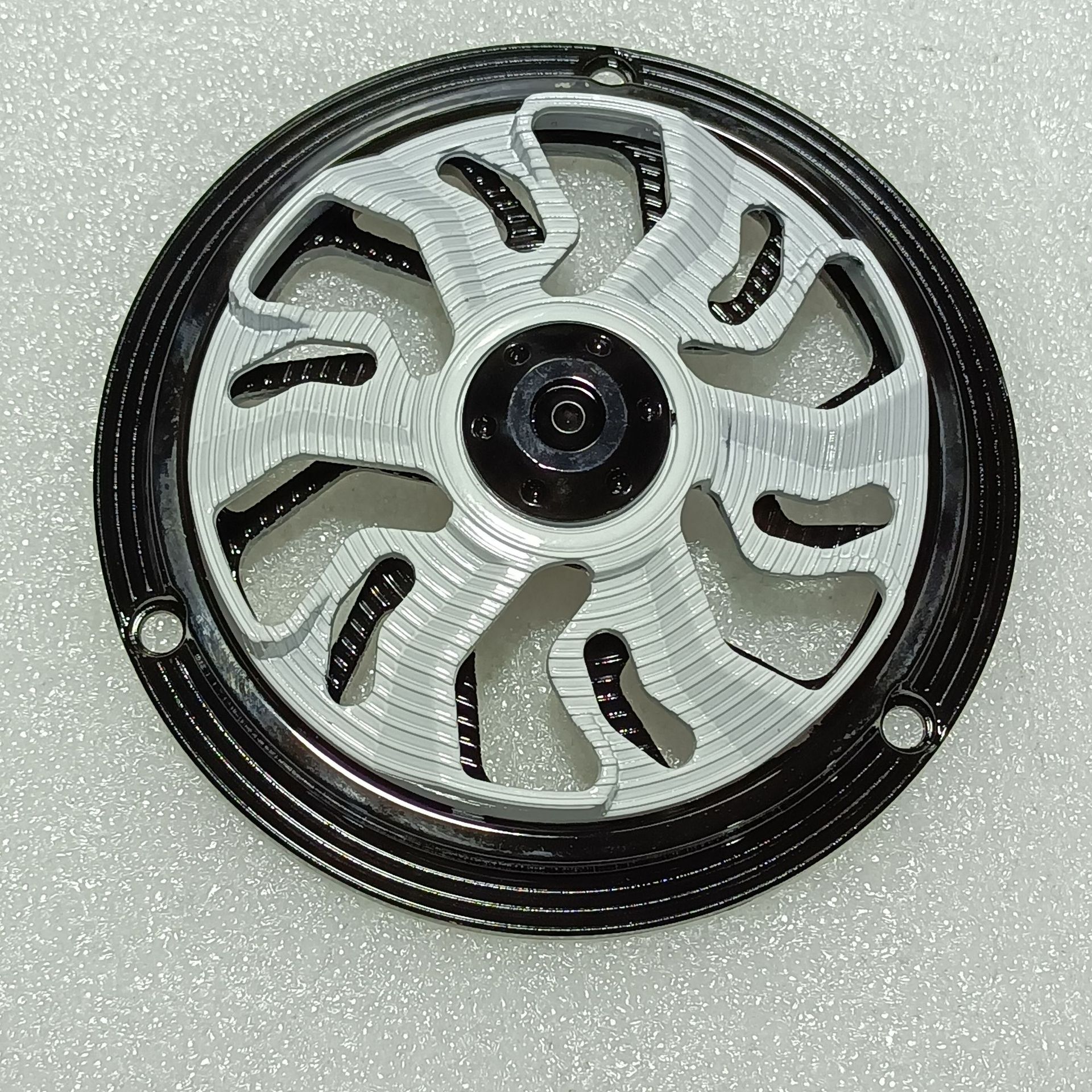 Motorcycle Modification Parts Fan Cover Cnc Engine Decorative Fan Blade Cooling Cover 135mm Hot Selling in Southeast Asia