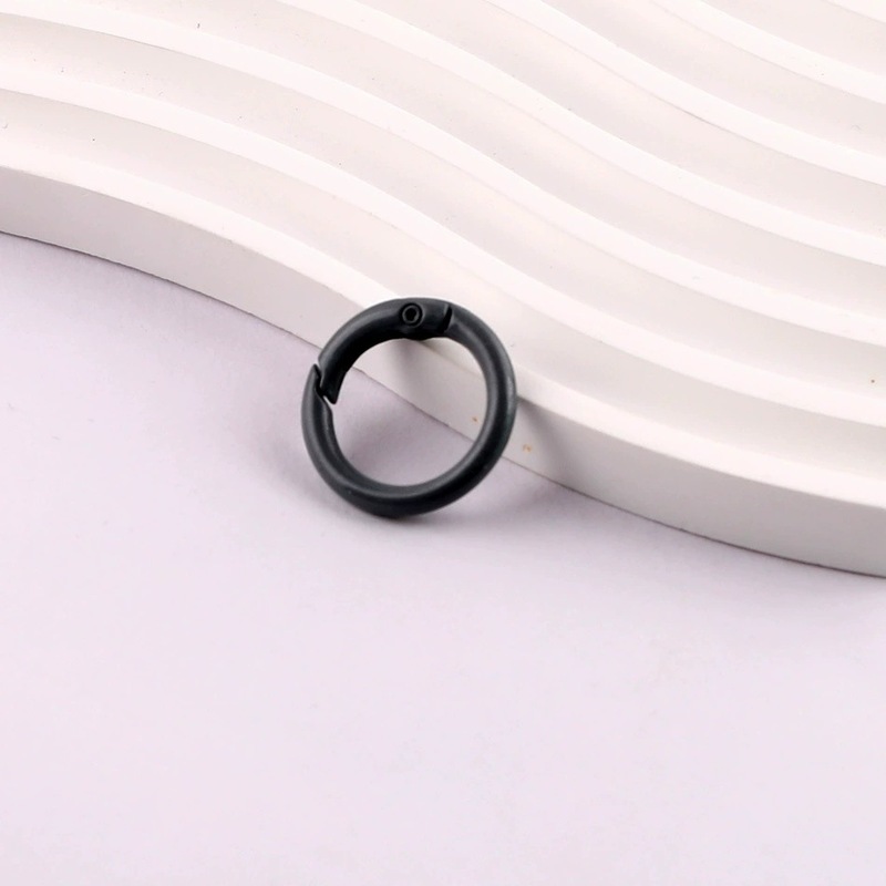 20mm23mm diy彩色烤漆弹簧扣圆环圈开口圈饰品配件弹簧圈扣钥匙圈|undefined