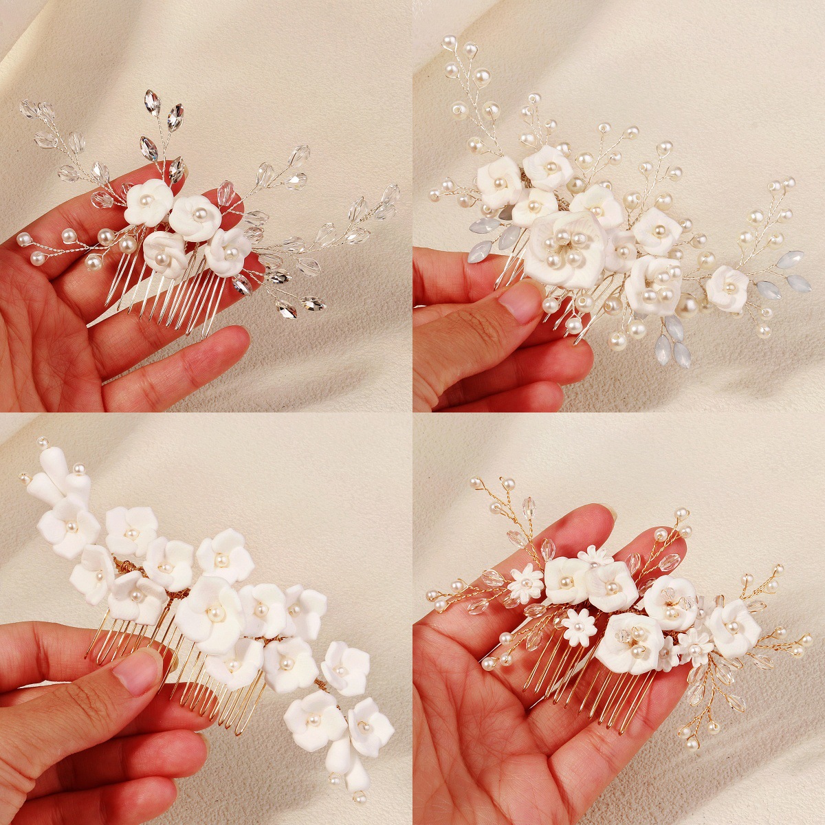 Alloy Material Vacation Women's Flower Alloy Hair Clip