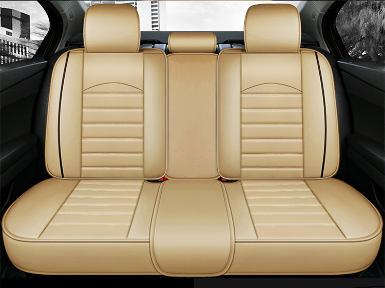 Full-surround car seat cushion four seasons universal full leather seat cover sedan SUV pickup five-seat special seat cushion seat cover