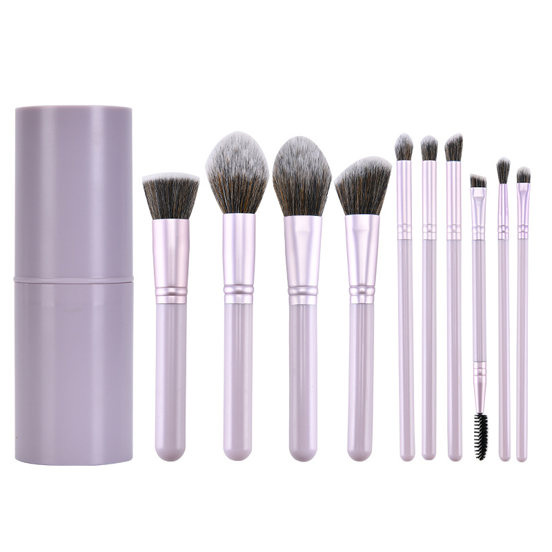 10 nuevos productos de belleza en polvo suelto, mini cepillo, rubor, juego de pinceles de maquillaje, cepillo de sombra nasal, almacenamiento para principiantes, venta al por mayor transfronteriza