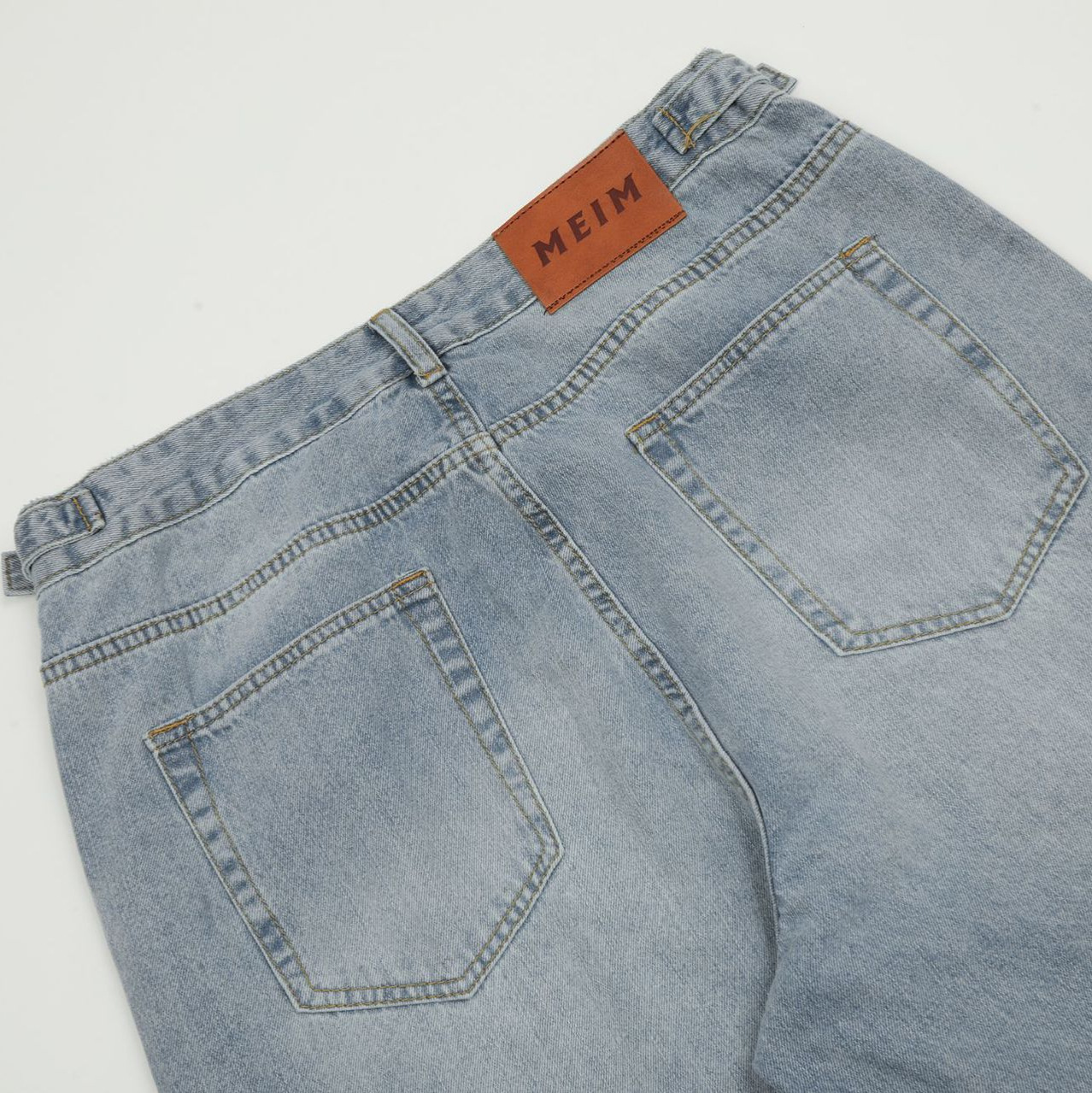 EONMODISH Herrenbekleidung | 2024 Herbst Neues Produkt Amerikanische High Street Trendy Washed Denim Pants_voghion.com