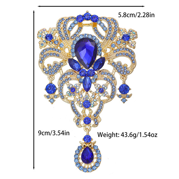 creative high-end fashionable brooch drop-shaped