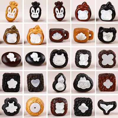 Zərgərlik ara hissələri — necklaces, pendants, and spacer beads