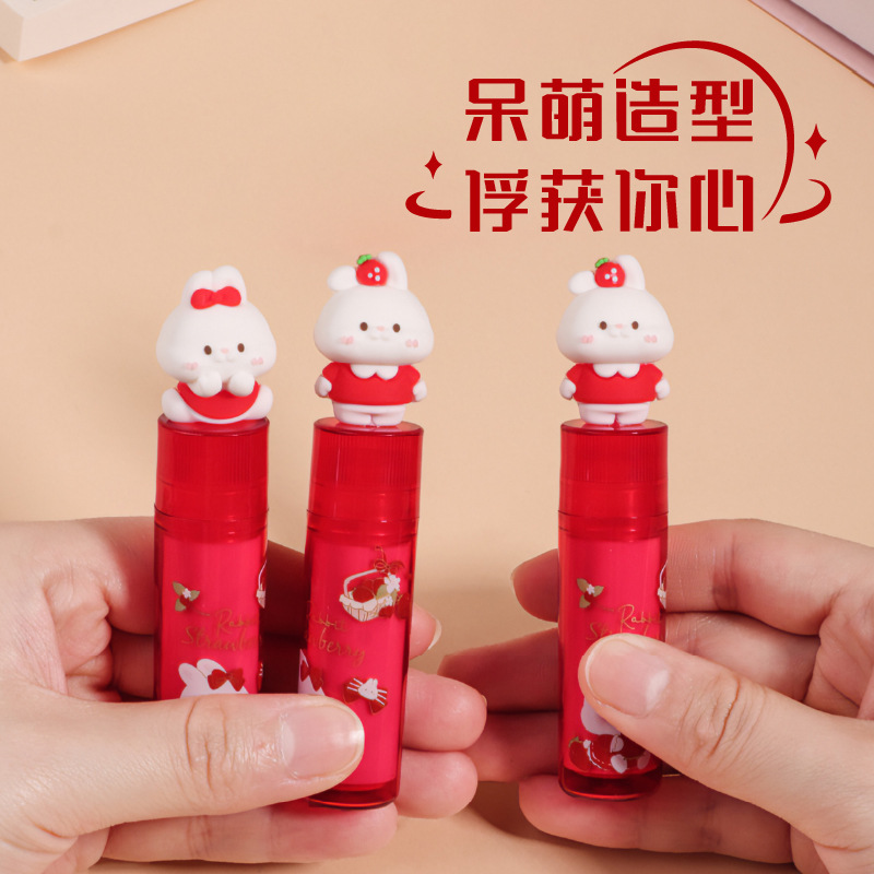 KUKI KOKI lápiz labial limpio para estudiantes de primaria encantador sin caspas, no tóxico, super limpio, papelería creativa como cuero