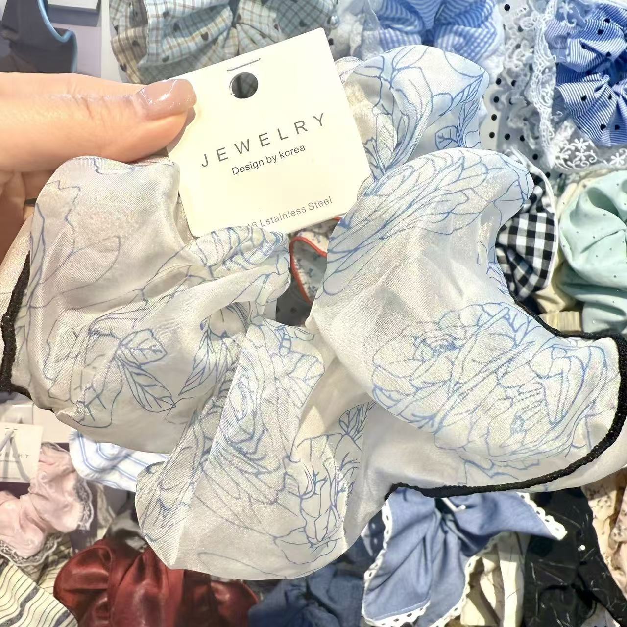 5803 차이니즈 로즈 서클-블루 (18cm)