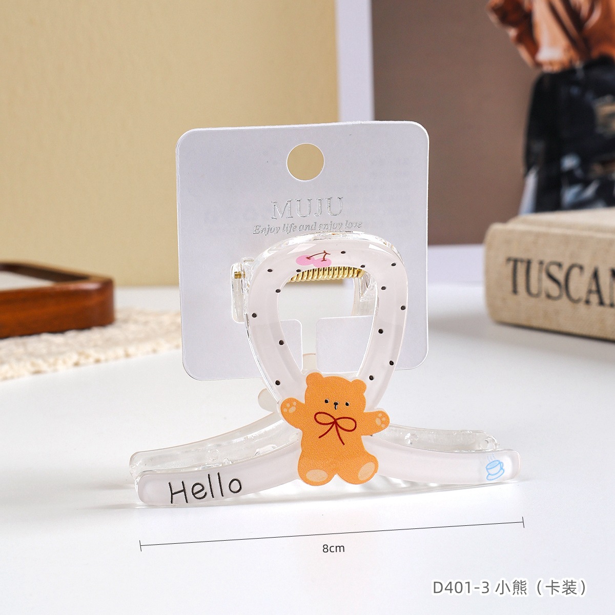 Clip de captura de tarjeta de niña lindo dibujo animado clip de cabello de PVC estudiante detrás de la cabeza tarjeta de cabello de mujer dulce joyería de cabello super clip de cabello image 9