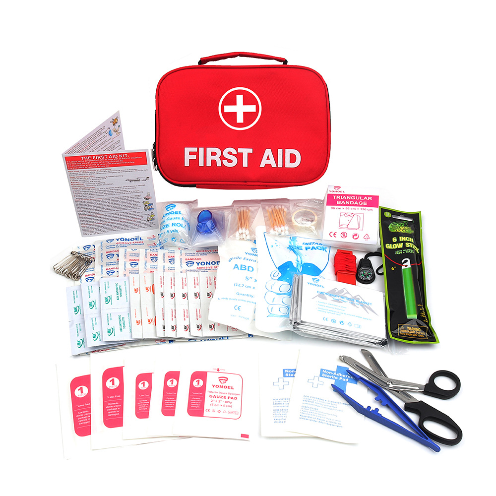 First Aid Kit Outdoor Car Emergency Medical Accessories Storage Bag Office Home Travel Convenient Portable First Aid Kit