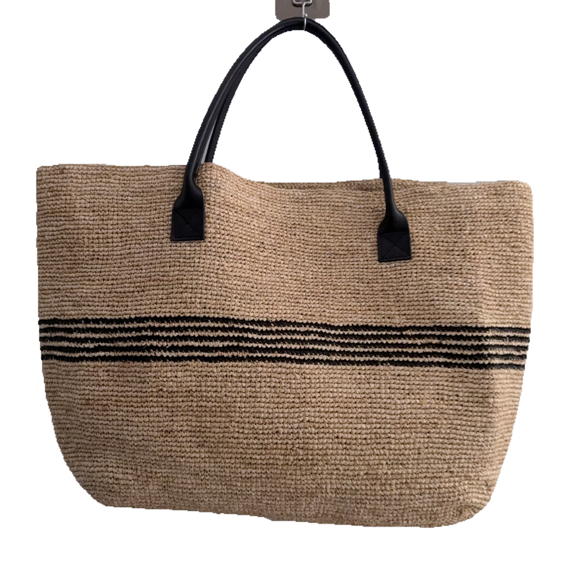 Summer Women's Hand-Woven Raffia Large Capacity Beach Tote Bag New Vacation Shoulder Bag - Thumbnail 5