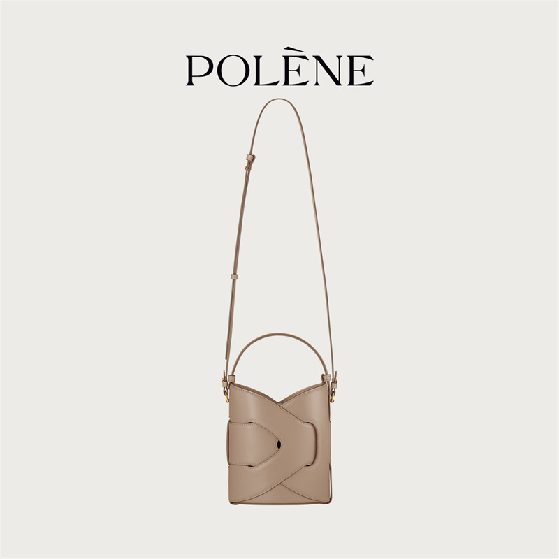 Polene波灵恩NODDE SEAU迷你扭结水桶包手提斜挎包小包包女包|undefined