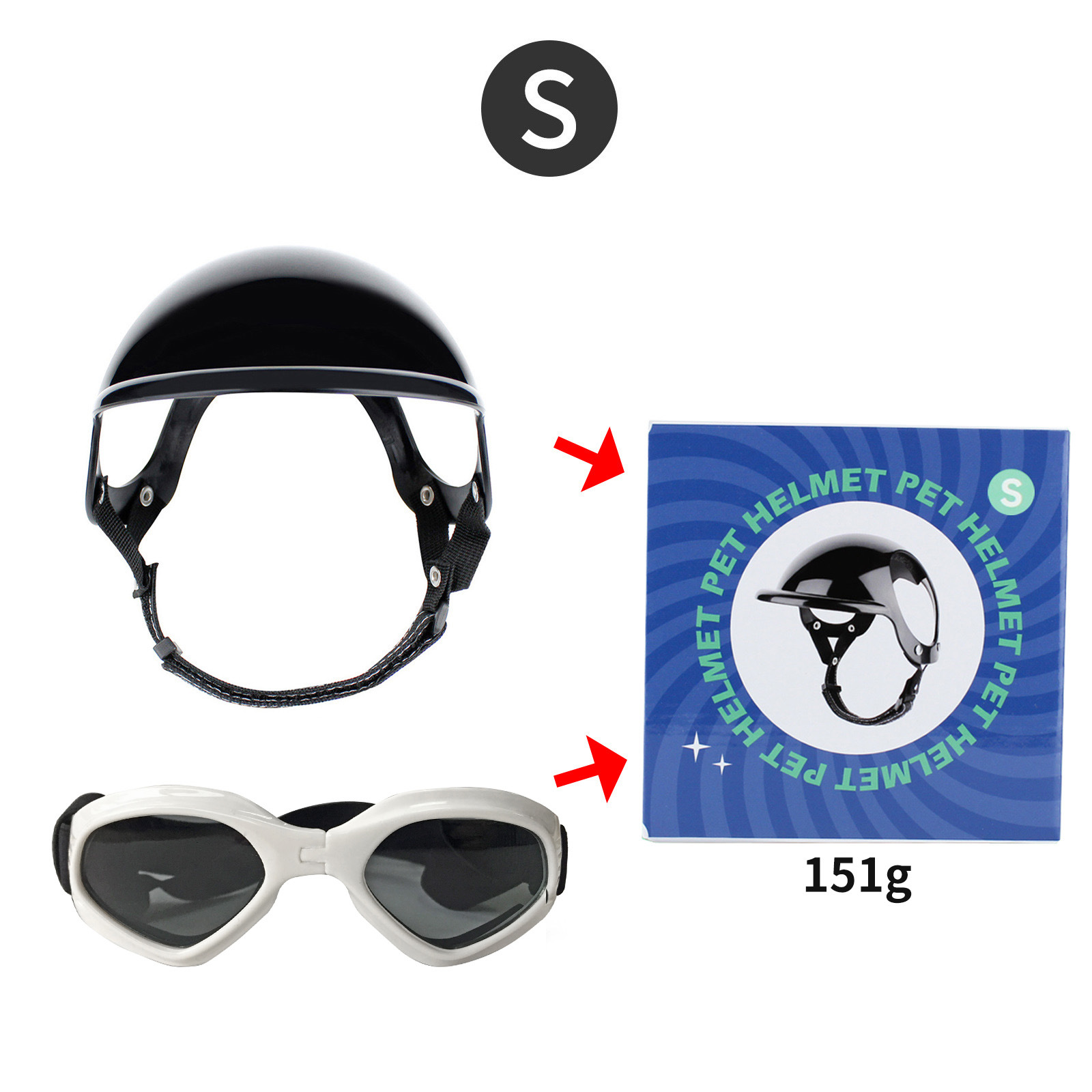 PET casco mascotas gafas a juego sombrero perro gato motocicleta casco de seguridad sombrero Accesorios Sombrero tocado